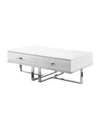 INSPIRED HOME MANDISA 2 DRAWERS RECTANGULAR COFFEE TABLE