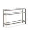 Hudson & Canal Sivil Console Table In Silver-tone