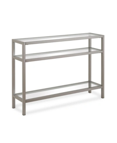 Hudson & Canal Sivil Console Table In Silver-tone