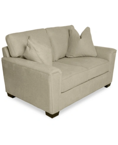 Furniture Closeout! Jordani 61" Fabric Love Seat, Created For Macy's In Aida Sand