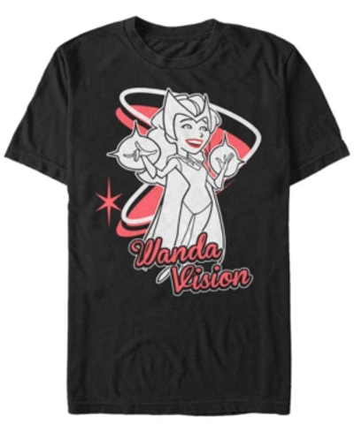 Fifth Sun Men's Wandavision Wanda Special Short Sleeve T-shirt In Black