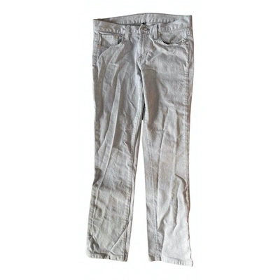 Pre-owned Ralph Lauren Straight Jeans In Grey