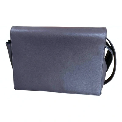 Pre-owned Fabiana Filippi Leather Crossbody Bag In Purple