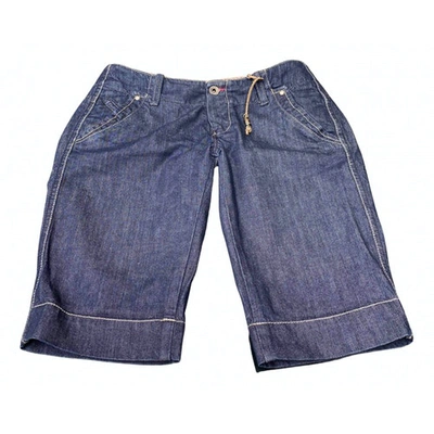 Pre-owned Diesel Blue Denim - Jeans Shorts