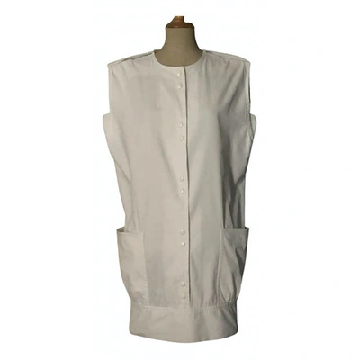 Pre-owned Pierre Cardin Mid-length Dress In White