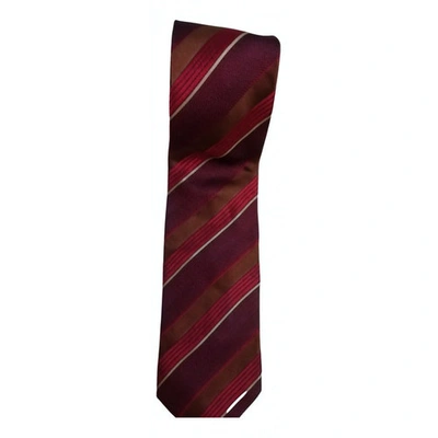 Pre-owned Hugo Boss Silk Tie In Other