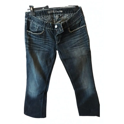 Pre-owned Guess Navy Denim - Jeans Jeans