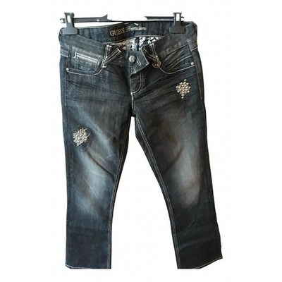 Pre-owned Guess Black Denim - Jeans Jeans
