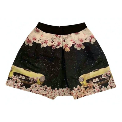 Pre-owned Pinko Mini Skirt In Multicolour