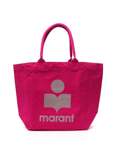 Isabel Marant Logo Shopper Tote Bag In Pink