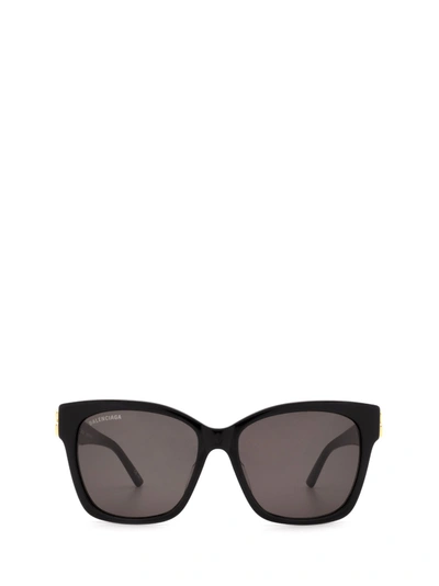 Balenciaga Eyewear Oversized Butterfly Frame Sunglasses In Black