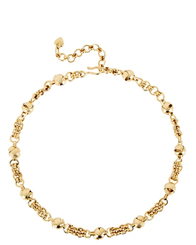 Brinker & Eliza Billie Knot Chain Necklace In Gold