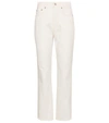 ACNE STUDIOS HIGH-RISE CROPPED STRAIGHT JEANS,P00537433