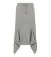 TOM FORD CASHMERE AND SILK MIDI SKIRT,P00545806