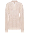 TOD'S OPEN-KNIT COTTON SWEATER,P00546097