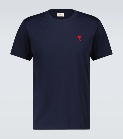 Ami Alexandre Mattiussi Ami Paris Ami De Coeur Black Oversize T Shirt