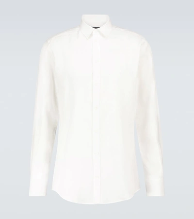 Dolce & Gabbana Stretch Shirt In White