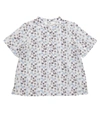 BONPOINT CESAR FLORAL COTTON SHIRT,P00554190