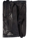 PRADA PRADA LOGO PLAQUE GLOVES