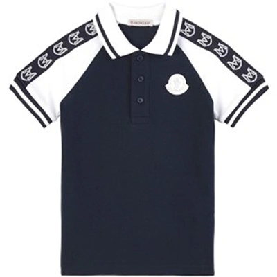 Moncler Kids'  Navy Maglia Polo Shirt