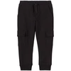 DOLCE & GABBANA DOLCE & GABBANA BLACK BRANDED SWEATPANTS,L4JPCMG7YGK