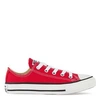 CONVERSE CONVERSE RED ALL STAR CANVAS LOW TOP SNEAKER,015810-30-4