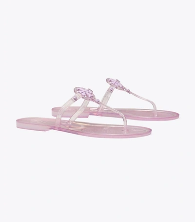 Tory Burch Mini Miller Jelly Thong Sandals In Lilac