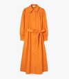 Tory Burch Artist Dress In Tuscan Orange