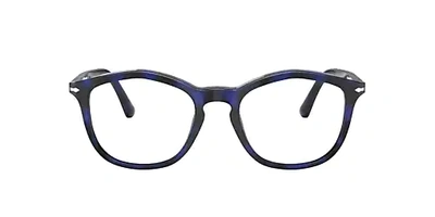 Persol Po3267v Spotted Blue Unisex Eyeglasses In Demo Lens