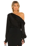 JONATHAN SIMKHAI ALICE ONE SHOULDER TOP,JSKI-WS26