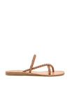 Dolce Vita Dexla Braided Flat Sandals Women's Shoes In Tan