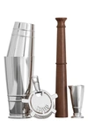 Fortessa Crafthouse 4-piece Cocktail Shaker Set In Silver