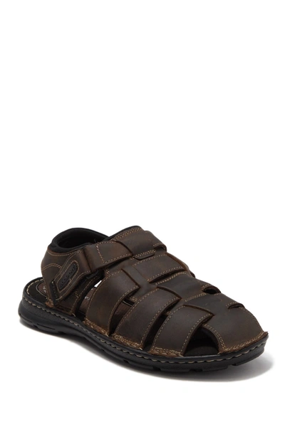 Rockport Men's Darwyn Fishermen Sandal Men's Shoes In Brown