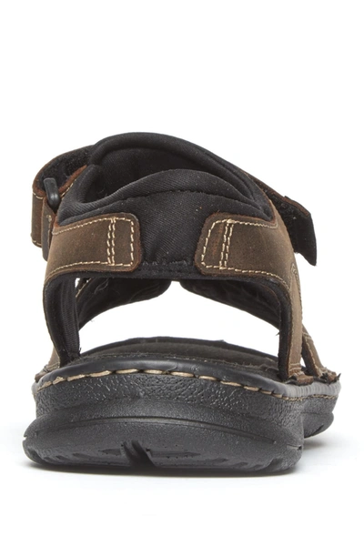 Rockport Darwyn Qtr Strap Sandal In Brown Ii L