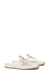 Tory Burch Miller White Sandals With Logo Buckle