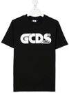 GCDS TEEN LOGO-PRINTED T-SHIRT