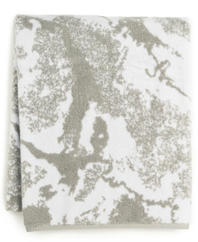 Hotel Collection Turkish Cotton Diffused Marble 30" X 54" Bath Towel, Created For Macy's Bedding In Steel