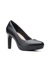 Clarks Ambyr Joy In Black Leather