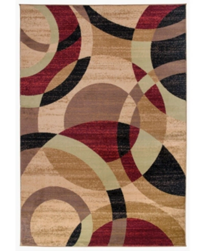 Main Street Rugs Montane Mon105 Multi 3'3" X 5' Area Rug