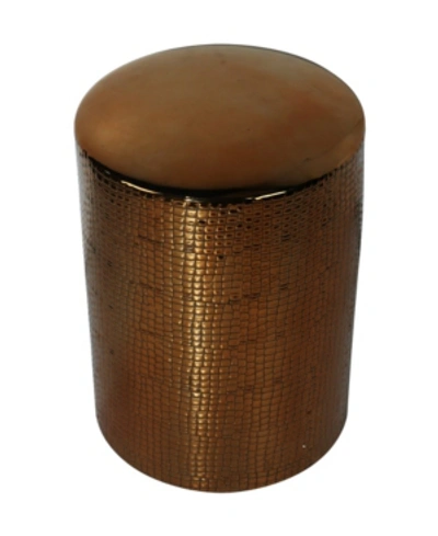 Ab Home Garden Stool In Gold