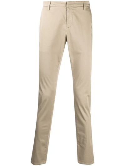 Dondup Gaubert Slim-fit Trousers In Neutrals