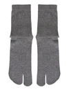 Maison Margiela Tabi-toe Cotton Socks In Grey