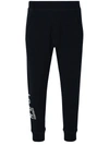 Dsquared2 Logo And Text Print Sweatpants In Blue