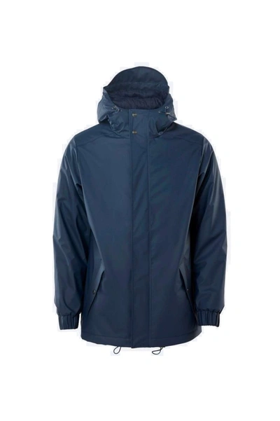Rains Quilted Parka Blue