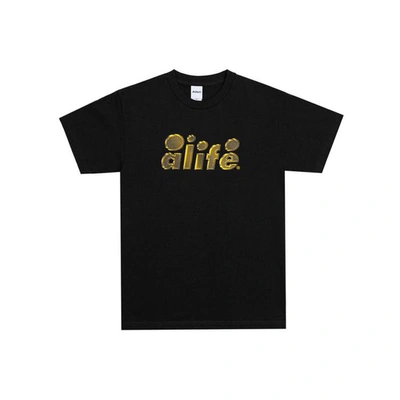 Alife 2-tone Bubble Logo Tee (black)