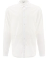 James Perse Long Sleeve Linen Pocket Shirt In White