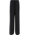 Valentino Vlogo Straight-leg Trousers In Black