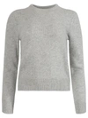 Co Crewneck Cashmere Sweater In Grey