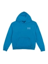 Sporty And Rich Ocean Blue & White Fun Logo Hoodie In Blue
