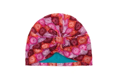 Khoon Hooi Crochet Erykah Turban In Multicolor